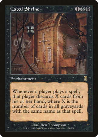 Cabal Shrine [Odyssey] | Good Games Cannington