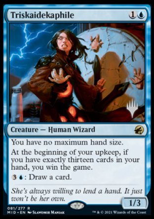 Triskaidekaphile (Promo Pack) [Innistrad: Midnight Hunt Promos] | Good Games Cannington