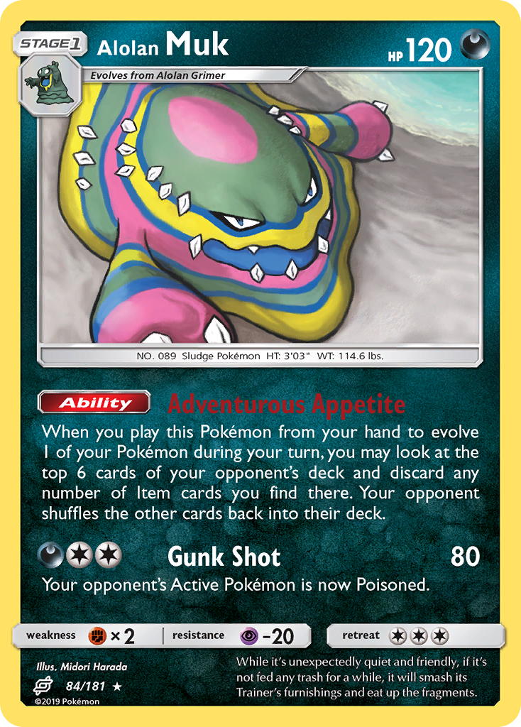 Alolan Muk (84/181) [Sun & Moon: Team Up] | Good Games Cannington