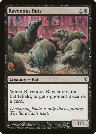 Ravenous Rats [Duel Decks: Izzet vs. Golgari] | Good Games Cannington