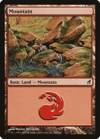 Mountain (296) [Lorwyn] | Good Games Cannington