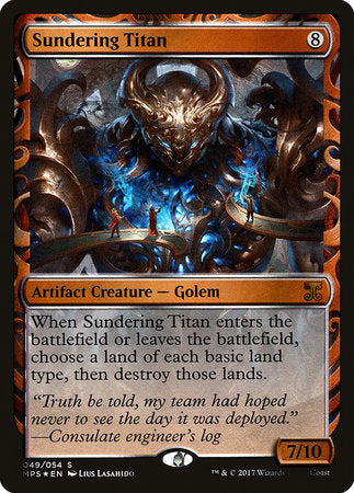 Sundering Titan [Kaladesh Inventions] | Good Games Cannington