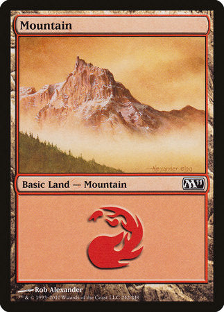 Mountain (242) [Magic 2011] | Good Games Cannington