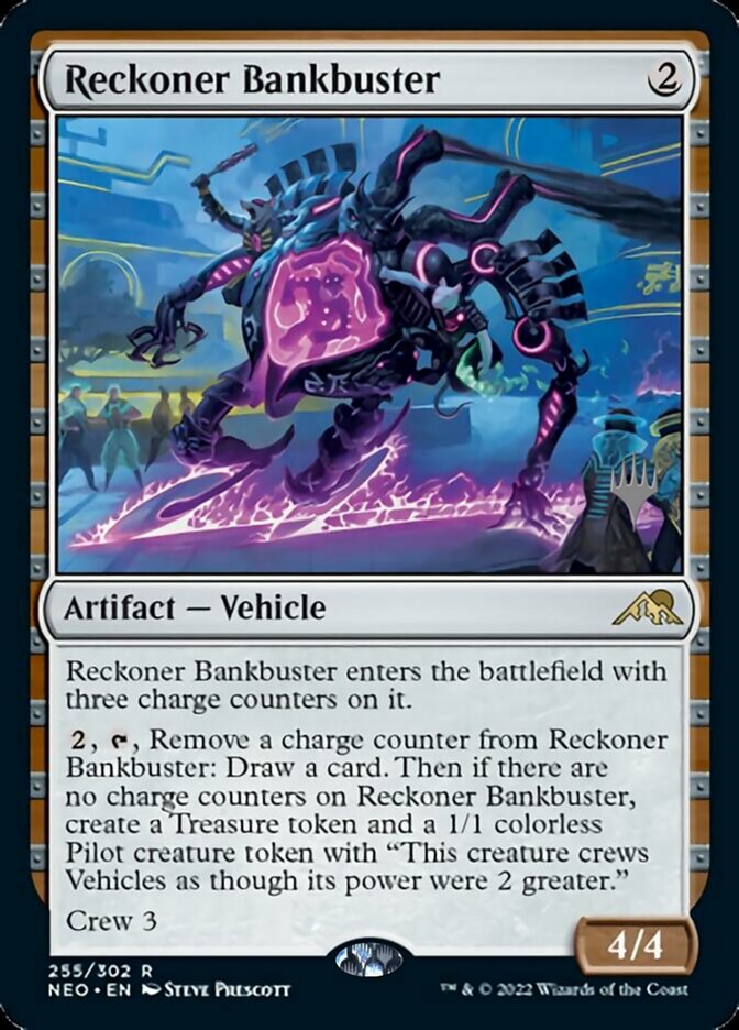 Reckoner Bankbuster (Promo Pack) [Kamigawa: Neon Dynasty Promos] | Good Games Cannington