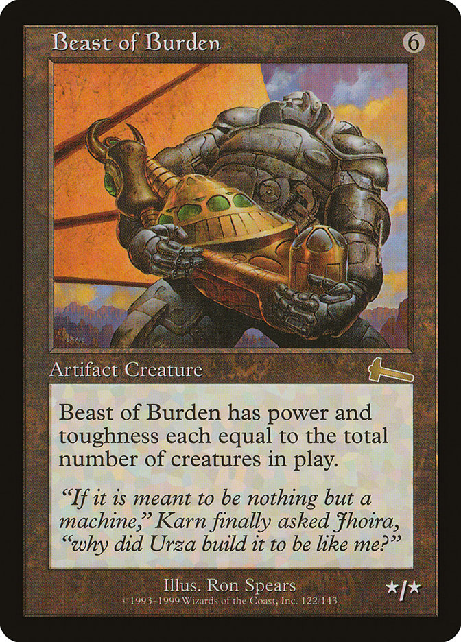 Beast of Burden [Urza's Legacy] | Good Games Cannington