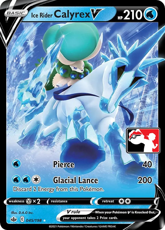 Ice Rider Calyrex V (045/198) [Prize Pack Series One] | Good Games Cannington