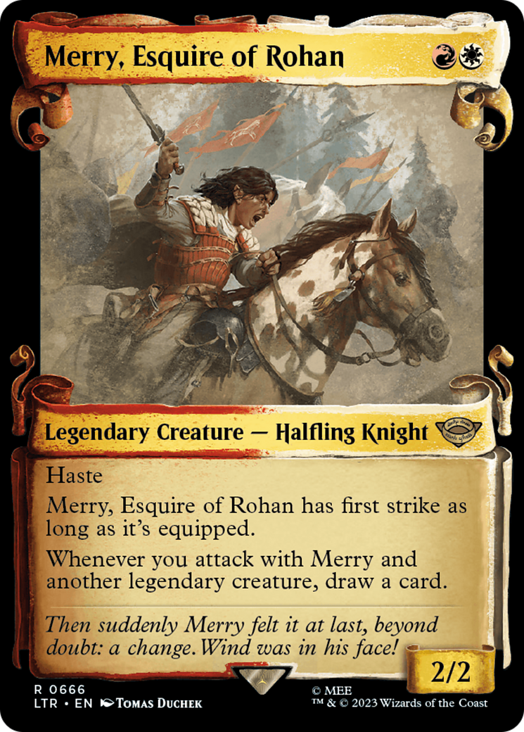 Merry, Esquire of Rohan [The Lord of the Rings: Tales of Middle-Earth Showcase Scrolls] | Good Games Cannington
