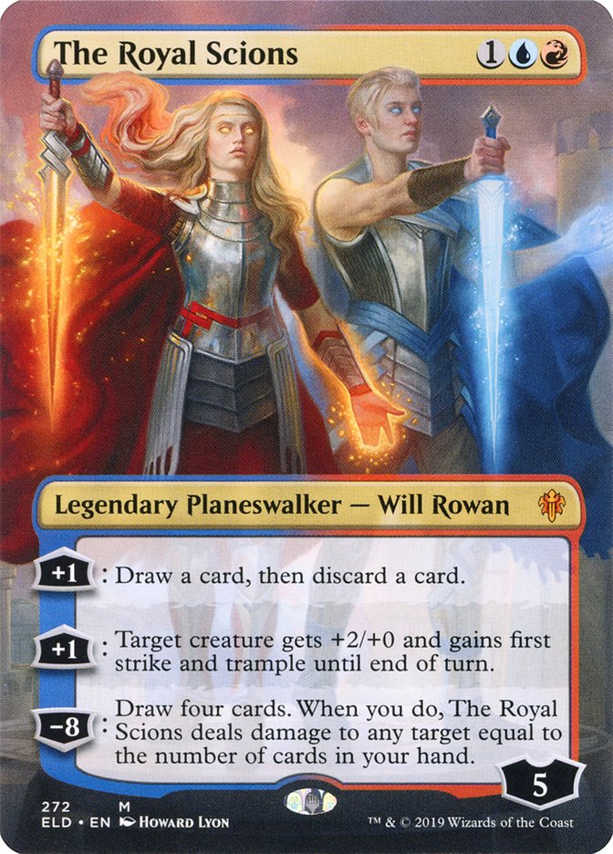 The Royal Scions (Borderless) [Throne of Eldraine] | Good Games Cannington