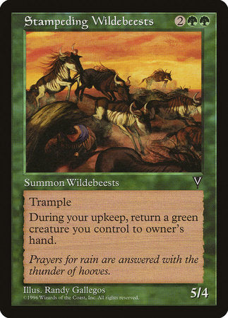 Stampeding Wildebeests [Visions] | Good Games Cannington