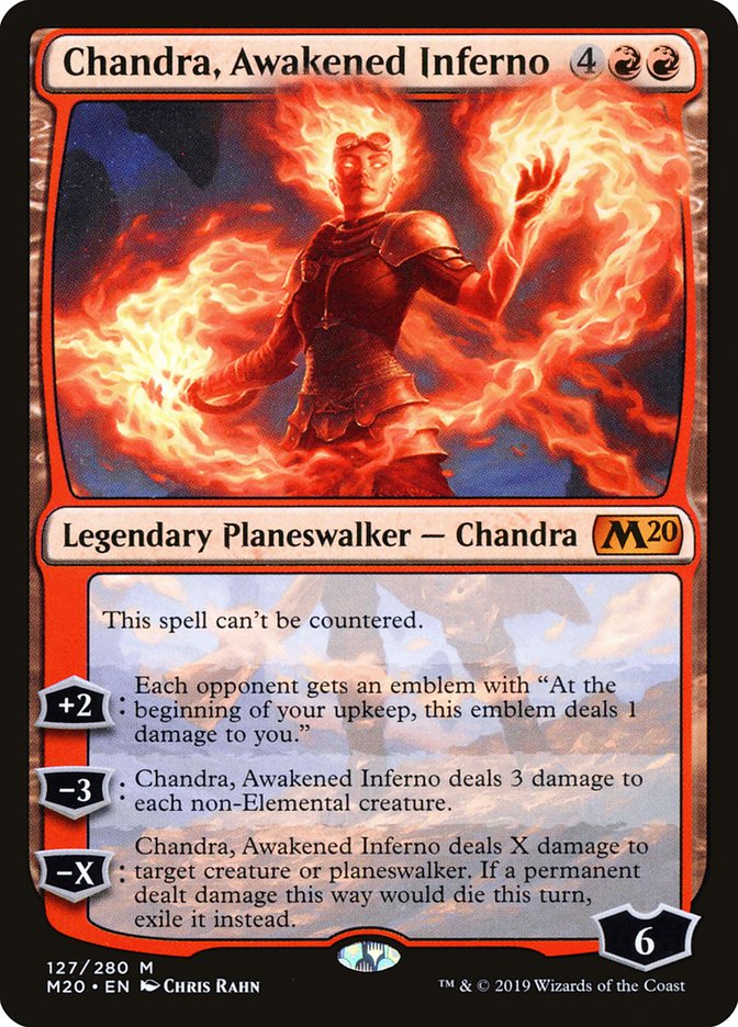Chandra, Awakened Inferno [Core Set 2020] | Good Games Cannington