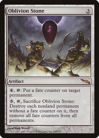 Oblivion Stone [Mirrodin] | Good Games Cannington