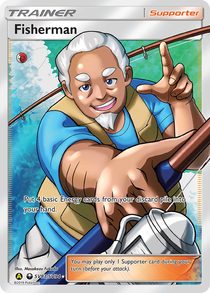 Fisherman (SV83/SV94) [Sun & Moon: Hidden Fates - Shiny Vault] | Good Games Cannington