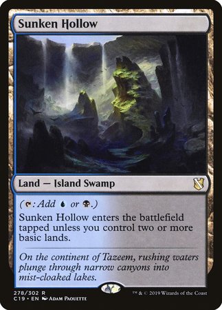 Sunken Hollow [Commander 2019] | Good Games Cannington