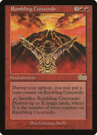 Rumbling Crescendo [Urza's Saga] | Good Games Cannington