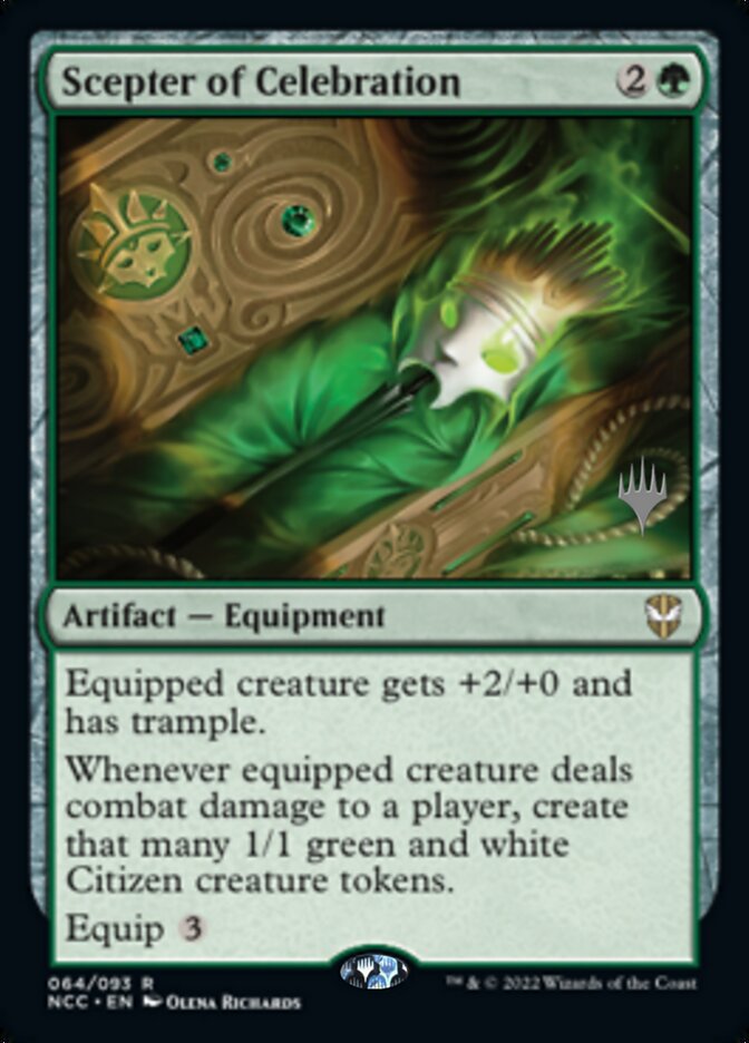Scepter of Celebration (Promo Pack) [Streets of New Capenna Commander Promos] | Good Games Cannington