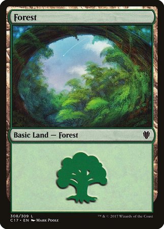 Forest (308) [Commander 2017] | Good Games Cannington