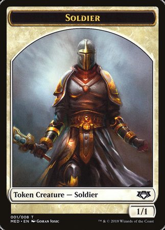 Soldier Token [Mythic Edition Tokens] | Good Games Cannington