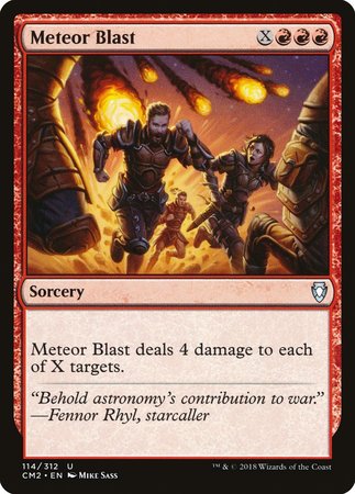 Meteor Blast [Commander Anthology Volume II] | Good Games Cannington