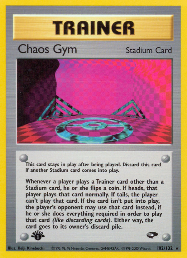 Chaos Gym (102/132) [Gym Challenge 1st Edition] | Good Games Cannington