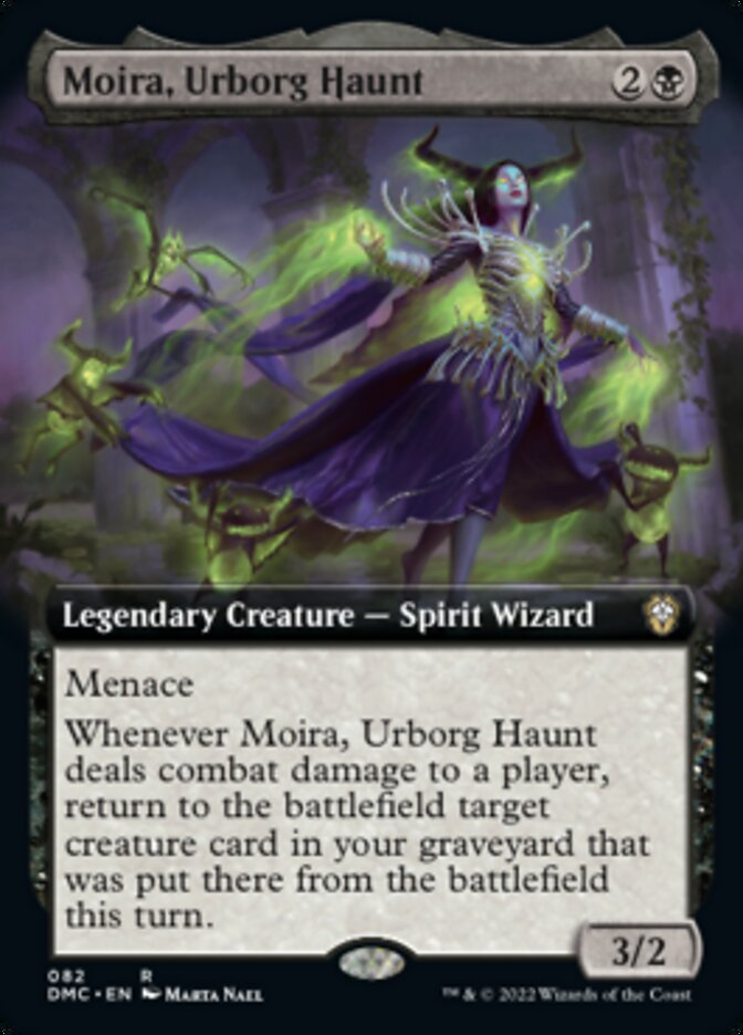 Moira, Urborg Haunt (Extended Art) [Dominaria United Commander] | Good Games Cannington