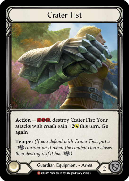 Crater Fist [CRU025] 1st Edition Normal | Good Games Cannington