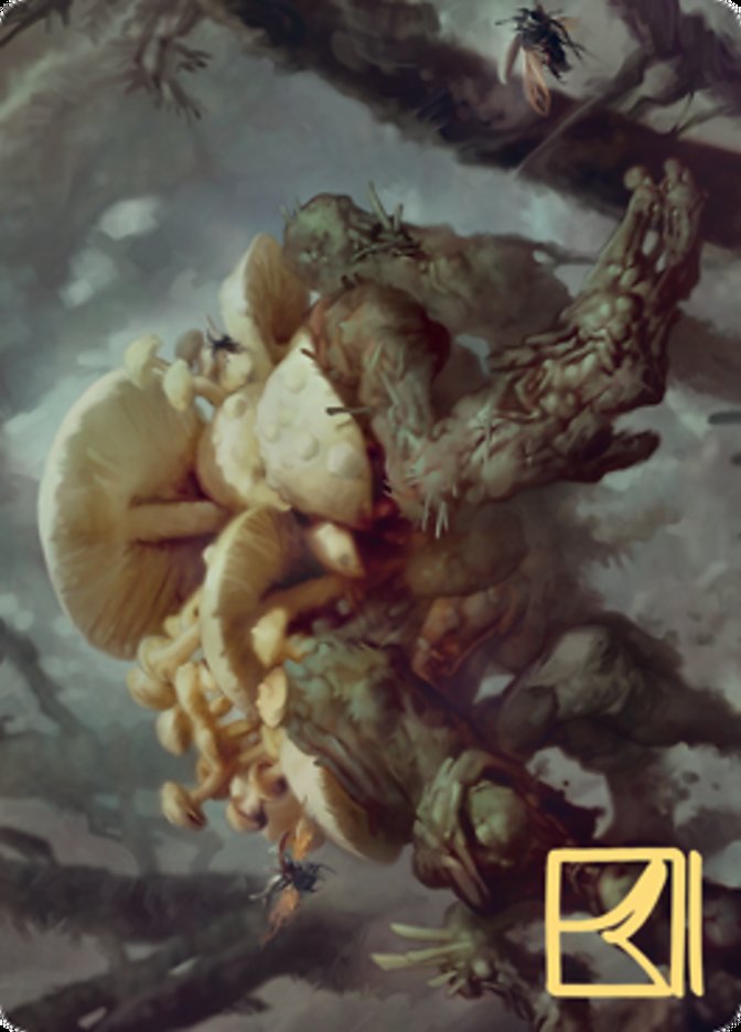 Swarm Shambler Art Card (Gold-Stamped Signature) [Zendikar Rising Art Series] | Good Games Cannington