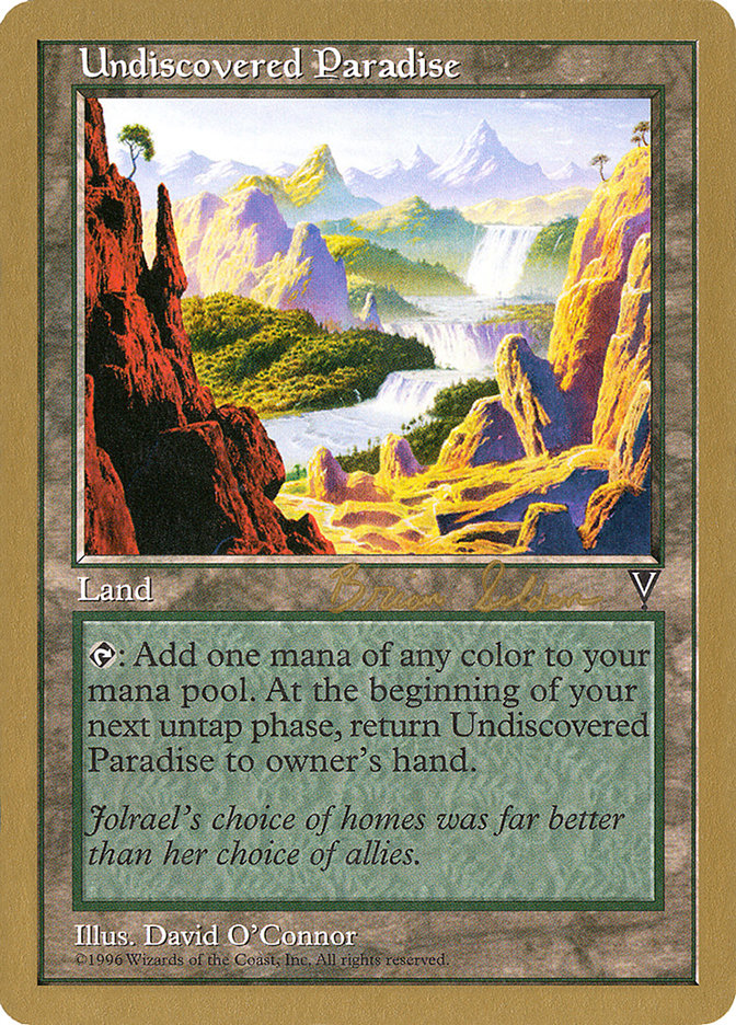 Undiscovered Paradise (Brian Selden) [World Championship Decks 1998] | Good Games Cannington