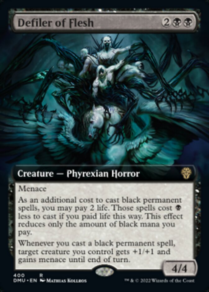 Defiler of Flesh (Extended Art) [Dominaria United] | Good Games Cannington