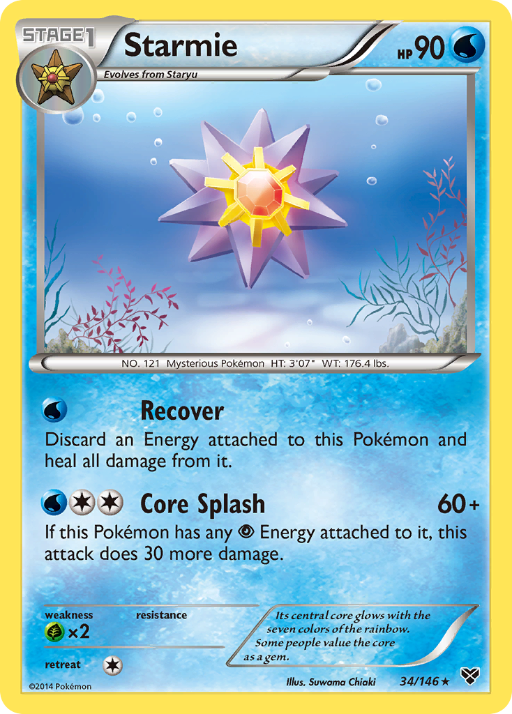 Starmie (34/146) [XY: Base Set] | Good Games Cannington