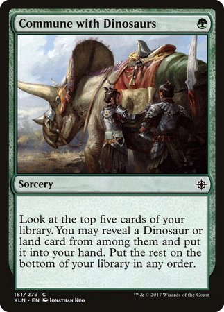 Commune with Dinosaurs [Ixalan] | Good Games Cannington