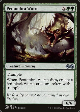Penumbra Wurm [Ultimate Masters] | Good Games Cannington