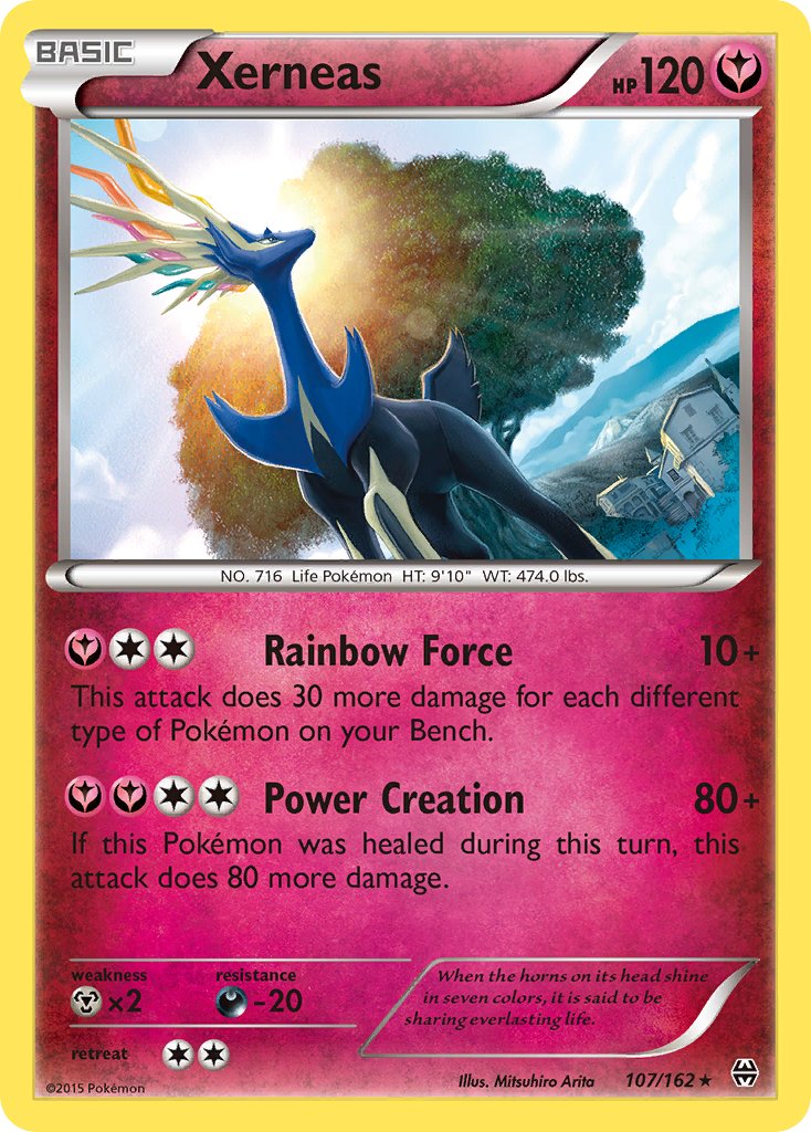 Xerneas (107/162) (Cosmos Holo) (Blister Exclusive) [XY: BREAKthrough] | Good Games Cannington