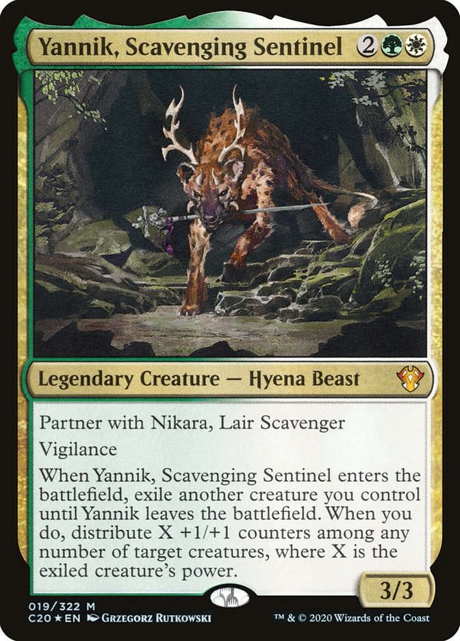 Yannik, Scavenging Sentinel [Commander 2020] | Good Games Cannington