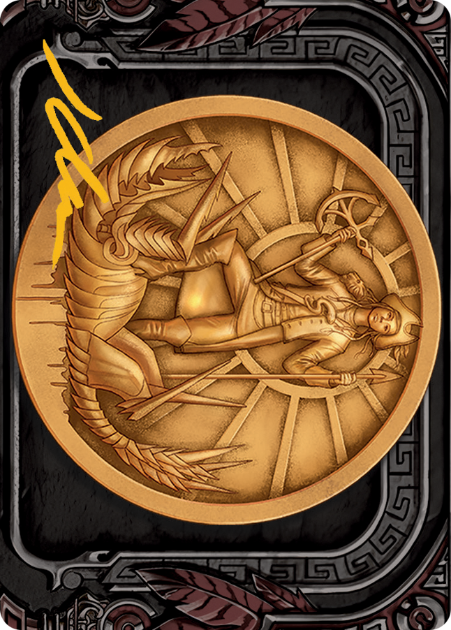 Captain Lannery Storm Art Card (Gold-Stamped Signature) [March of the Machine Art Series] | Good Games Cannington