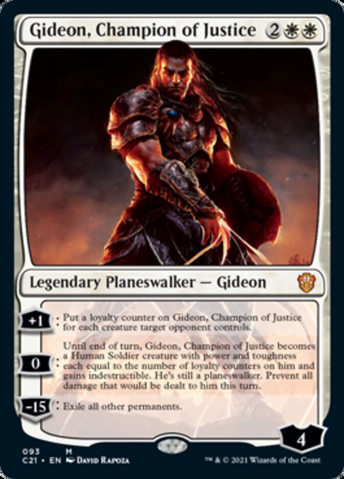 Gideon, Champion of Justice [Commander 2021] | Good Games Cannington