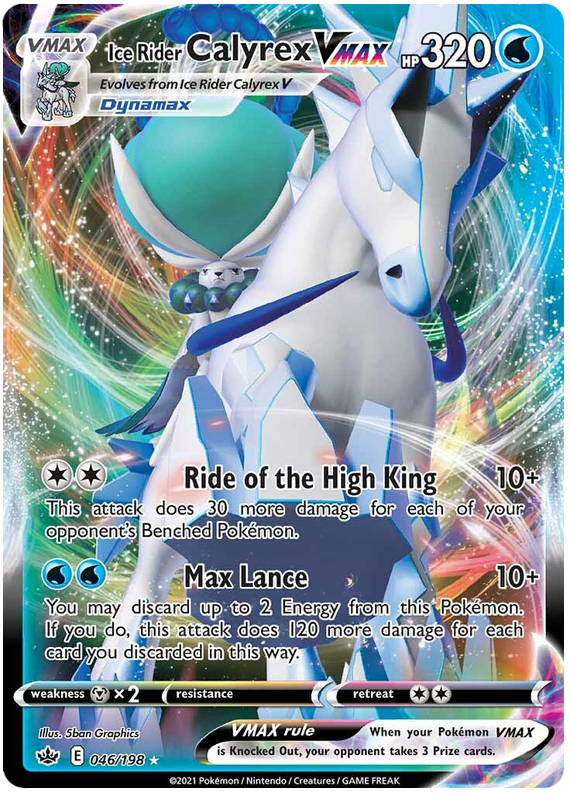 Ice Rider Calyrex VMAX (046/198) [Sword & Shield: Chilling Reign] | Good Games Cannington
