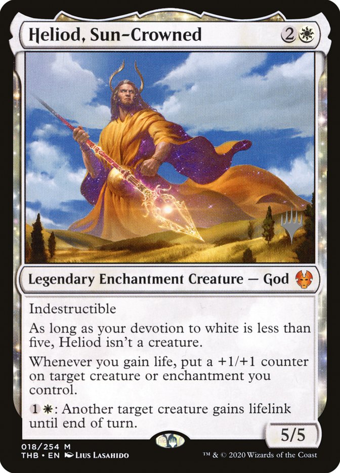 Heliod, Sun-Crowned (Promo Pack) [Theros Beyond Death Promos] | Good Games Cannington