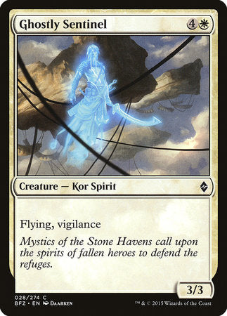 Ghostly Sentinel [Battle for Zendikar] | Good Games Cannington