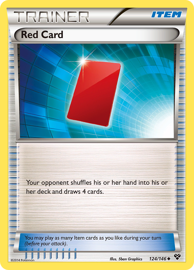 Red Card (124/146) [XY: Base Set] | Good Games Cannington