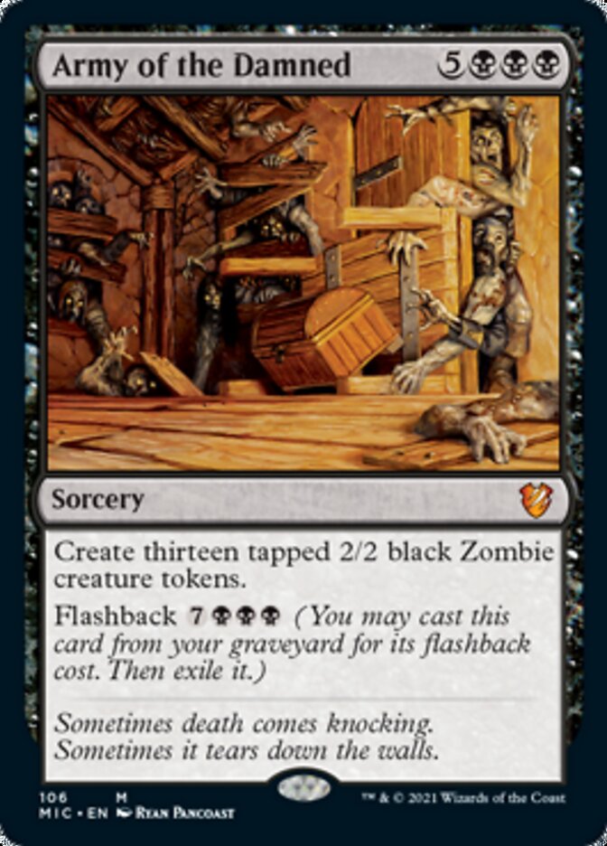 Army of the Damned [Innistrad: Midnight Hunt Commander] | Good Games Cannington