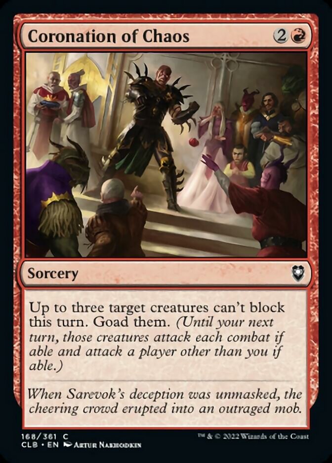 Coronation of Chaos [Commander Legends: Battle for Baldur's Gate] | Good Games Cannington
