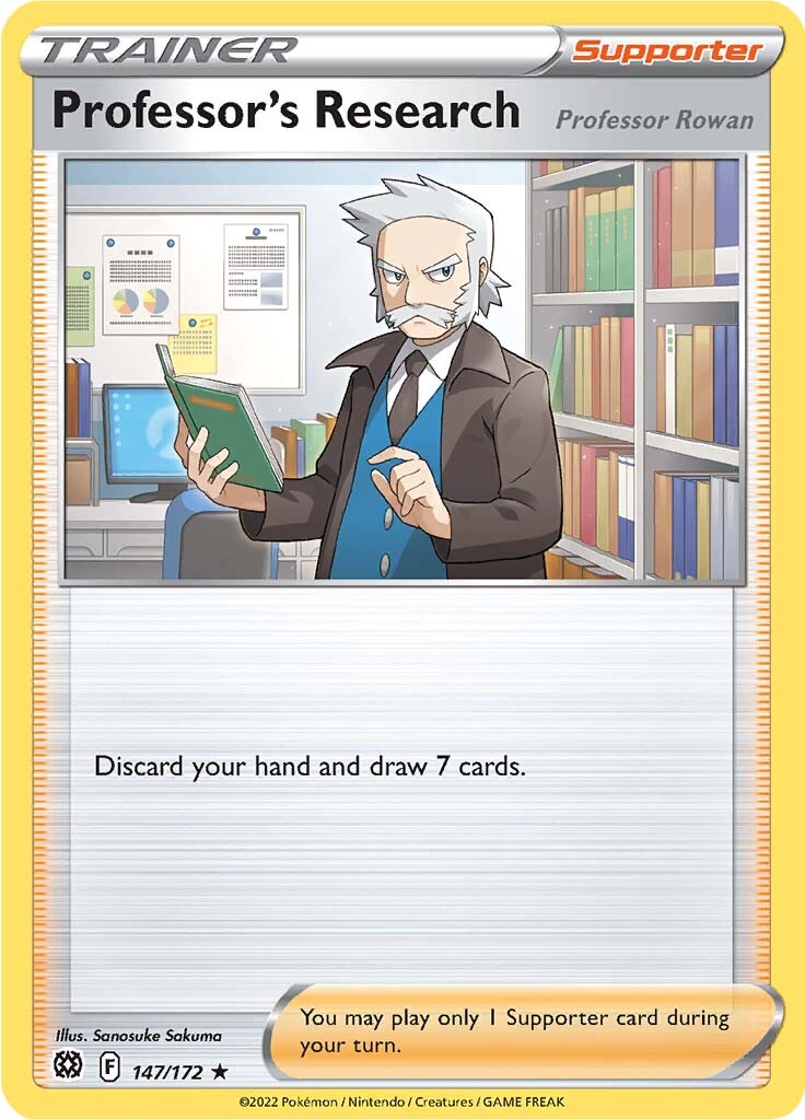 Professor's Research (147/172) (Theme Deck Exclusive) [Sword & Shield: Brilliant Stars] | Good Games Cannington