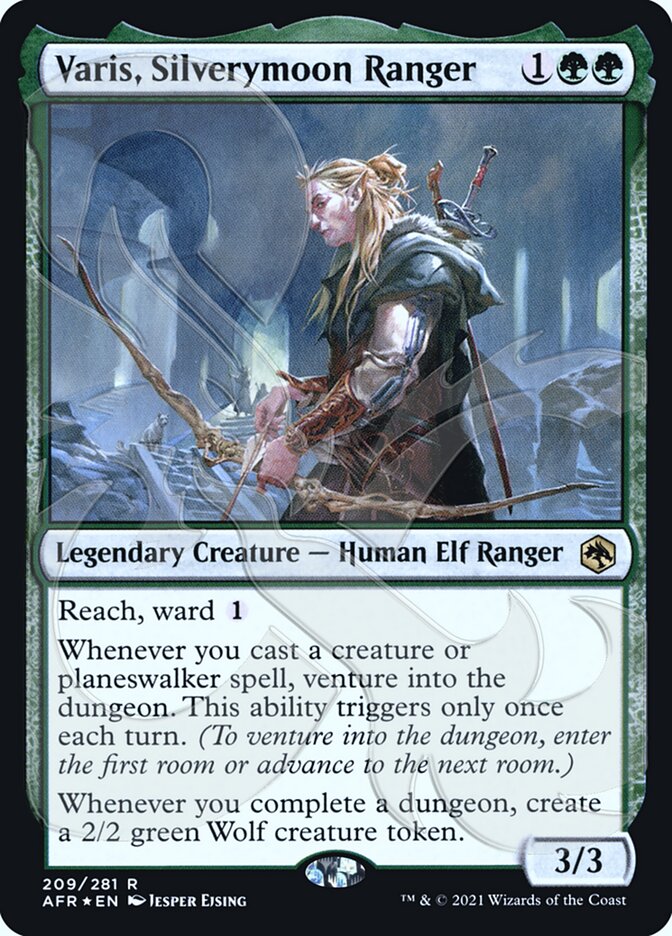Varis, Silverymoon Ranger (Ampersand Promo) [Dungeons & Dragons: Adventures in the Forgotten Realms Promos] | Good Games Cannington
