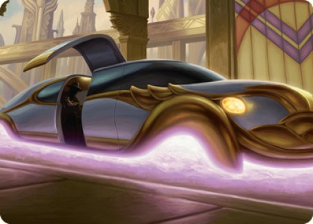 Mysterious Limousine Art Card [Streets of New Capenna Art Series] | Good Games Cannington