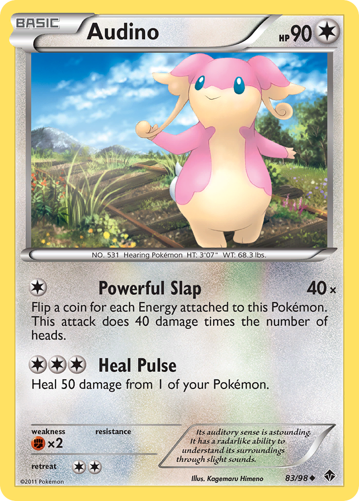 Audino (83/98) [Black & White: Emerging Powers] | Good Games Cannington