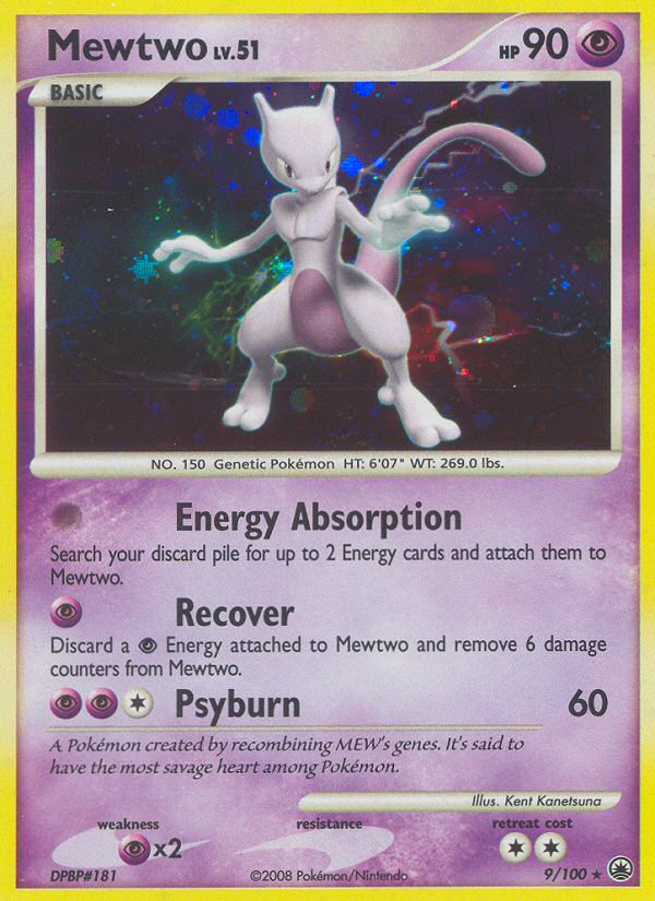 Mewtwo (9/100) [Diamond & Pearl: Majestic Dawn] | Good Games Cannington
