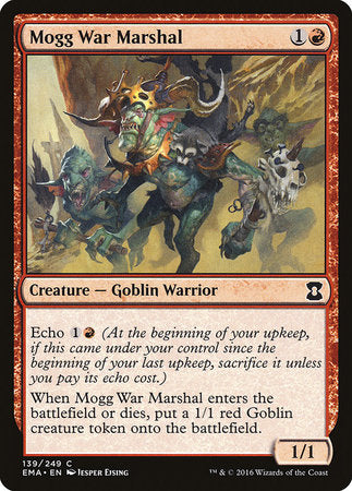 Mogg War Marshal [Eternal Masters] | Good Games Cannington