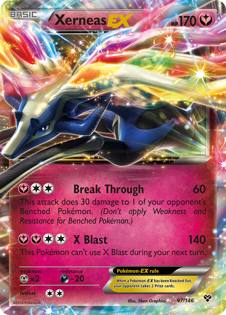 Xerneas EX (97/146) [XY: Base Set] | Good Games Cannington