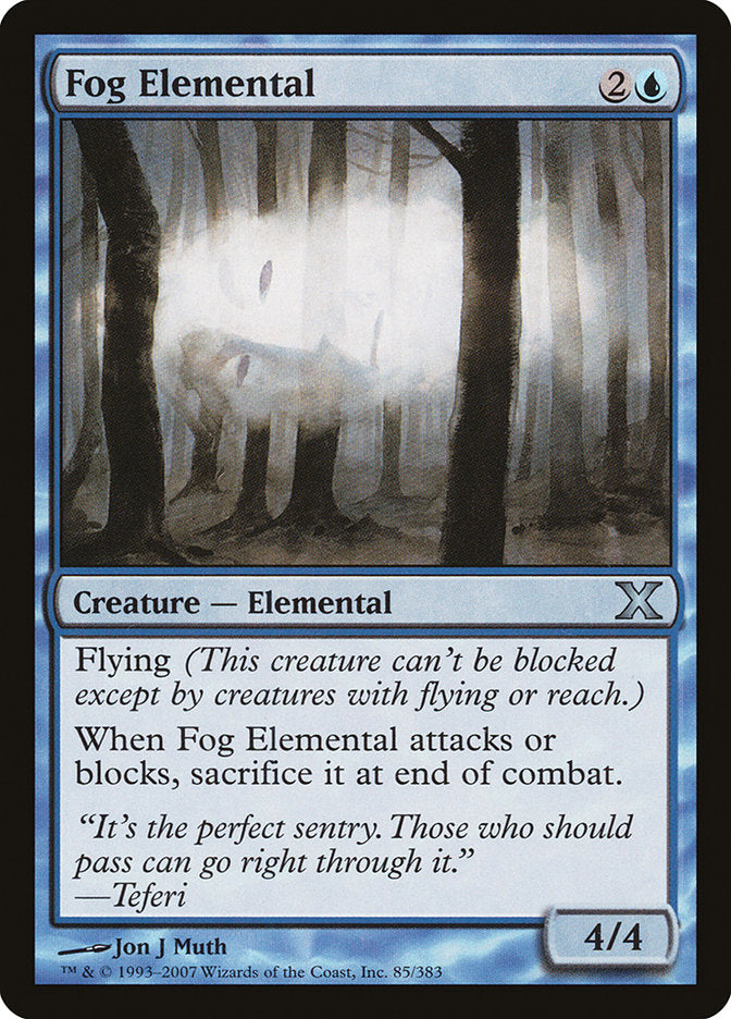Fog Elemental [Tenth Edition] | Good Games Cannington