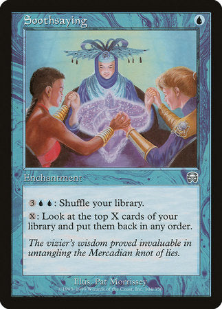 Soothsaying [Mercadian Masques] | Good Games Cannington
